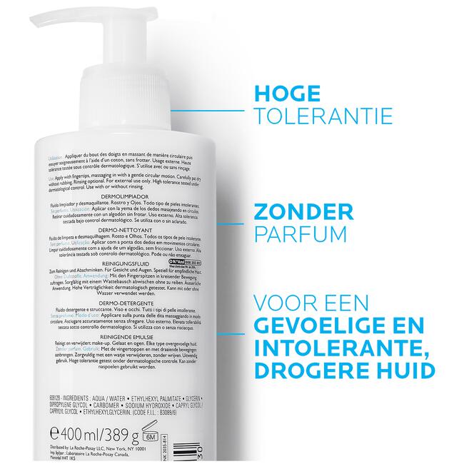 La Roche-Posay Toleriane Reinigingslotion 400 ML
