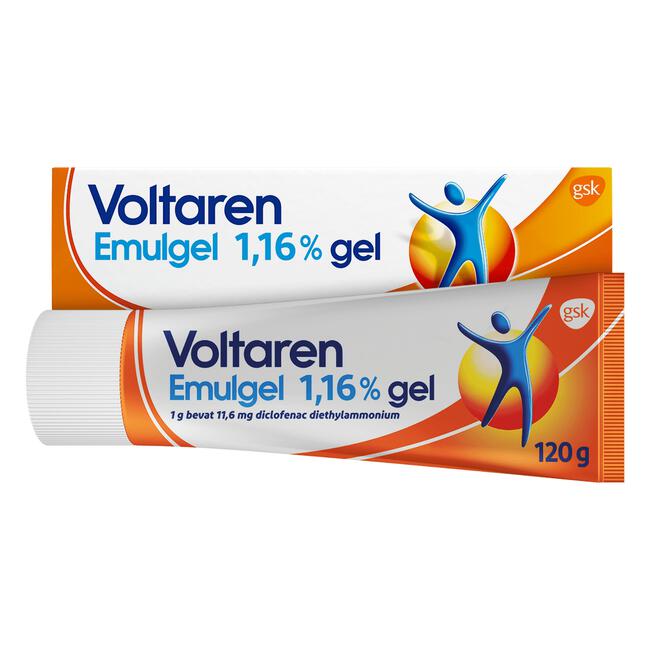 Voltaren Emulgel 1,16% (diclofenac) Bij Gewrichtspijn In Knie En Vinger 120 GR