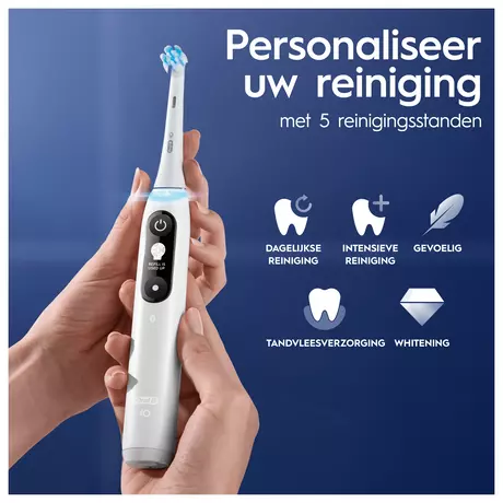 Oral-B iO 6 Wit & Roze Duo Elektrische Tandenborstels