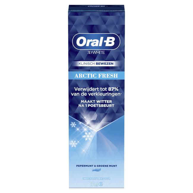 Oral-B 3D White Arctic Fresh Tandpasta - 75 ML