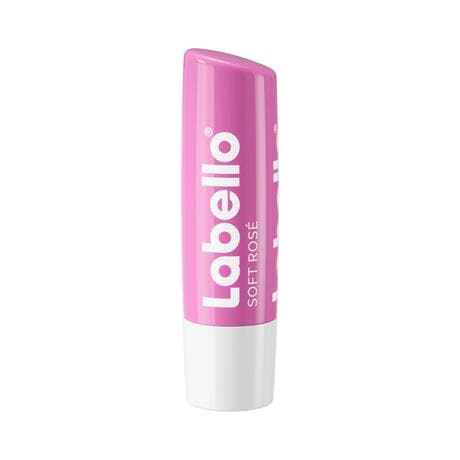 Labello Soft Rose Lippenbalsem 24u Hydratatie Zachtroze
