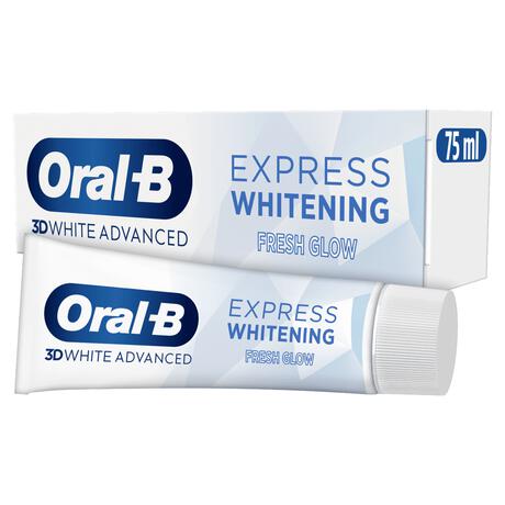 Oral-B 3D White Advanced Express Whitening Fresh Glow Tandpasta - 75ML