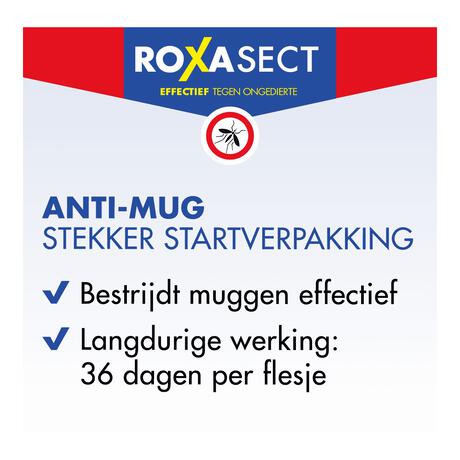 Roxasect Muggenstekker Startverpakking 1 stuk