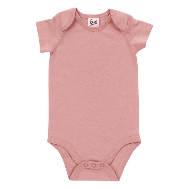 Etos Romper Uni/Pink Maat 74-80 Combiset 2 stuks