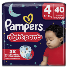 Pampers Baby Dry Night Pants Luierbroekjes Maat 4 9-15 KG 40 stuks