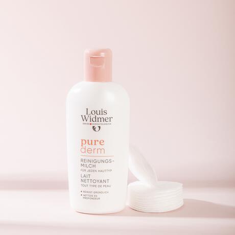 Louis Widmer Purederm Reinigingsmelk Licht Geparfumeerd 200 ML