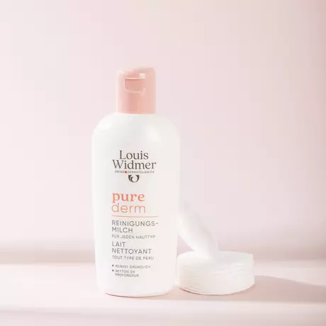 Louis Widmer Purederm Reinigingsmelk Licht Geparfumeerd 200 ML