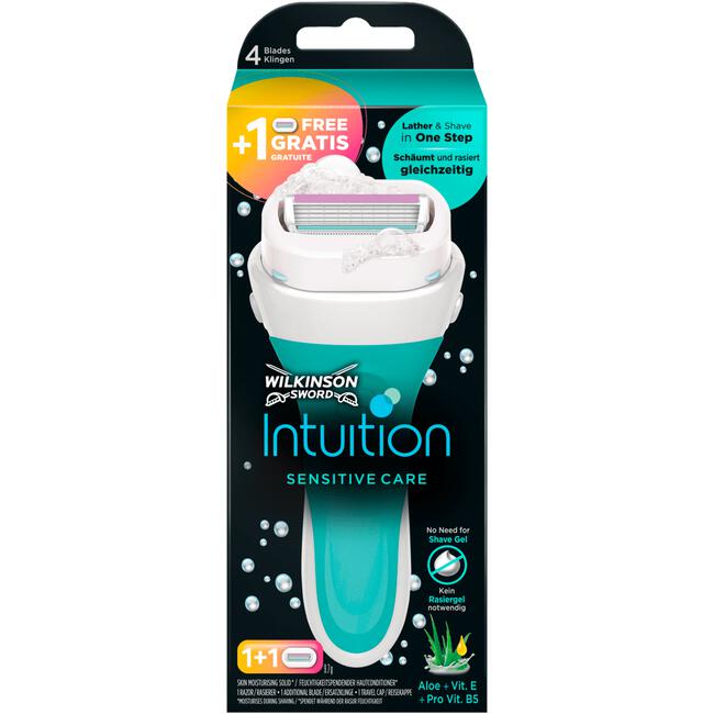 Harmonie de begeleiding heilige Wilkinson Sword Intuition Sensitive Care Scheerapparaat 1+1 gratis  navulmesje 1 EA | Etos