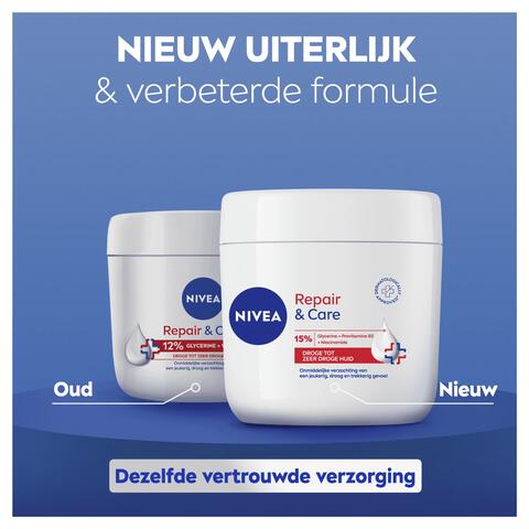 NIVEA Repair & Care Intensief Hydraterende Bodycrème 400 ML