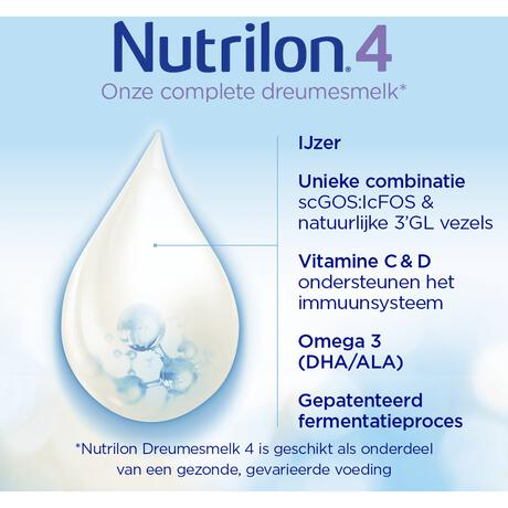 Nutrilon 4 Dreumesmelk Flesvoeding Vanaf 1 Jaar 800 GR