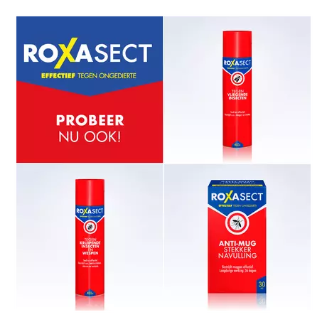 Roxasect Muggenstekker Incl. 2 Navullingen