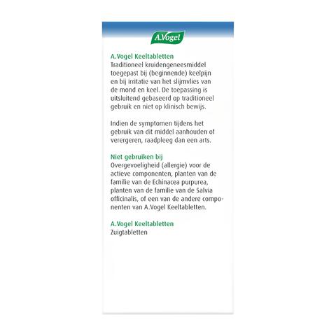 Vogel A.Vogel Keeltabletten Tkg 20 Stuks