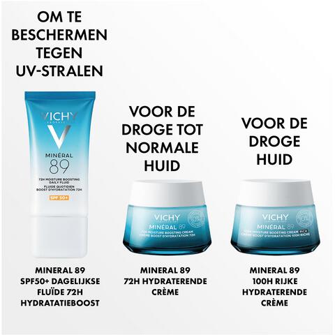 Vichy Mineral 89 72U Hydraterende Fluide SPF50+ 50 ML