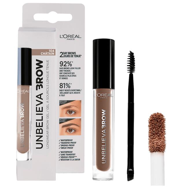 L'Oréal Paris Unbelieva Brow 104 Chatain Wenkbrauwgel