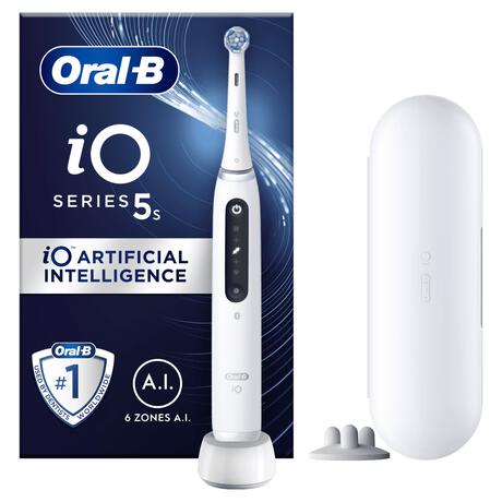 Oral-B iO 5S Wit Elektrische Tandenborstel By Braun