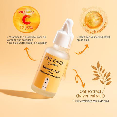Celenes by Sweden Vitamine C 12,5% + OATS + Niacinamide 30 ML