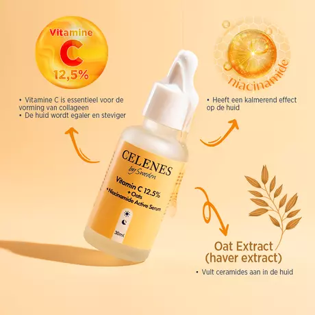 Celenes by Sweden Vitamine C 12,5% + OATS + Niacinamide 30 ML