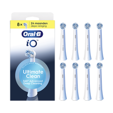 Oral-B iO Ultimate Clean Opzetborstels Wit 8 Stuks