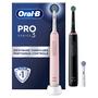 Oral-B Pro 3 3900N Zwart & Roze 2 Elektrische Tandenborstels