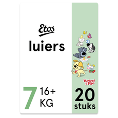 Etos Woezel & Pip Luiers XXL Maat 7 16+ kg 20 stuks