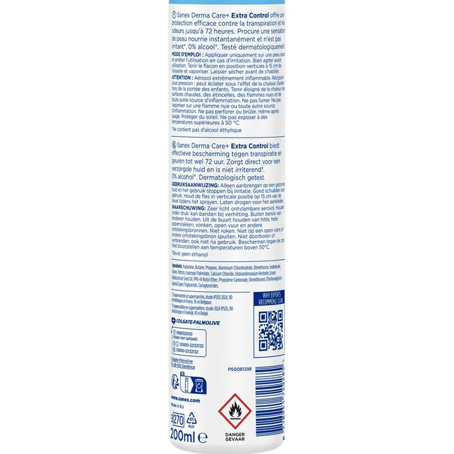 Sanex Dermo Extra Control Deodorant Spray 200 ML