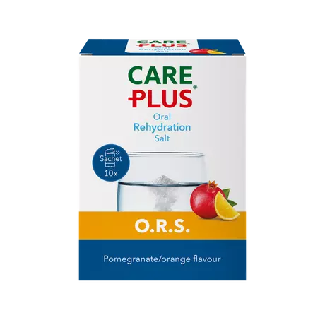 Care Plus O.R.S. Sachets Granaatappel Sinaasappel 10 stuks