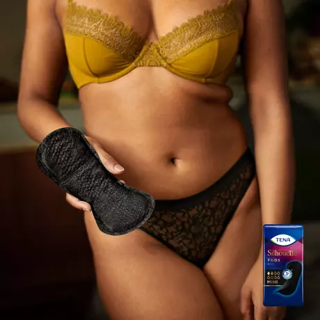 TENA Silhouette Noir Mini Incontinentieverband 18 stuks