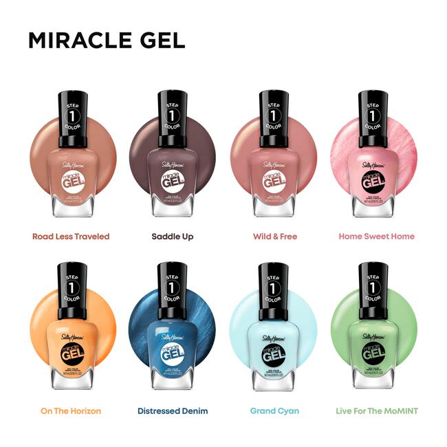 Sally Hansen Miracle Gel Nagellak 644 Distressed Denim