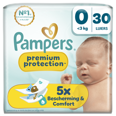 Pampers Premium Protection Luiers Maat 0-3 KG 30 stuks