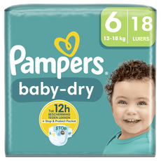 Pampers Baby Dry Luiers Maat 6 13-18 KG 18 stuks