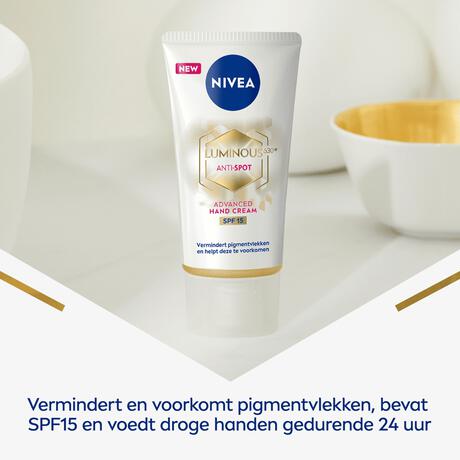 NIVEA Luminous630 Anti-Spot Handcreme SPF 15 50 ML