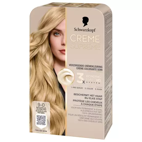 Schwarzkopf Creme Supreme Haarkleuring 9-0 Natuurlijk Lichtblond