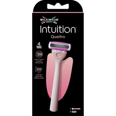 Wilkinson Sword Intuition Quattro-Scheersysteem Voor Vrouwen Inclusief 1 Navulmesje