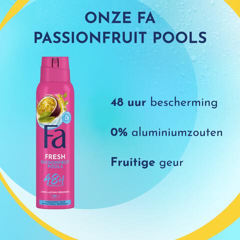 Fa Passionfruit Deodorant Spray 150 ML