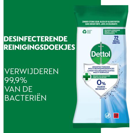 Dettol Hygiënische Doekjes 72 stuks