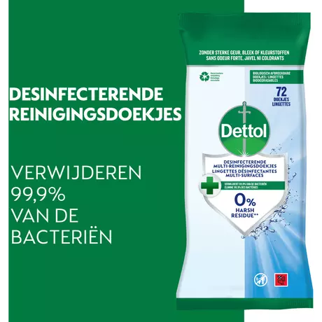 Dettol Desinfecterende Multi-Reinigingsdoekjes 72 stuks