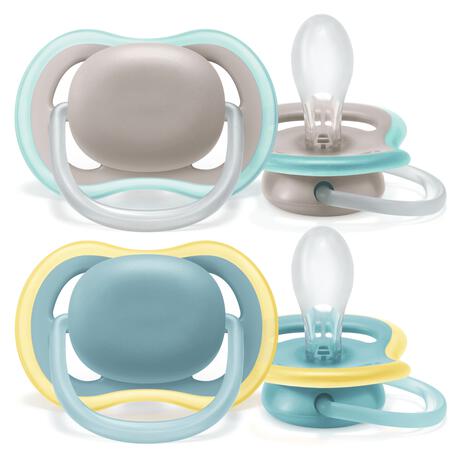 Philips Avent Ultra Air – Ademend en lichtgewicht fopspeen (18mnd+) – 2 stuks - SCF349/50