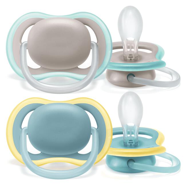 Philips Avent Ultra Air – Ademend en lichtgewicht fopspeen (18mnd+) – 2 stuks - SCF349/50