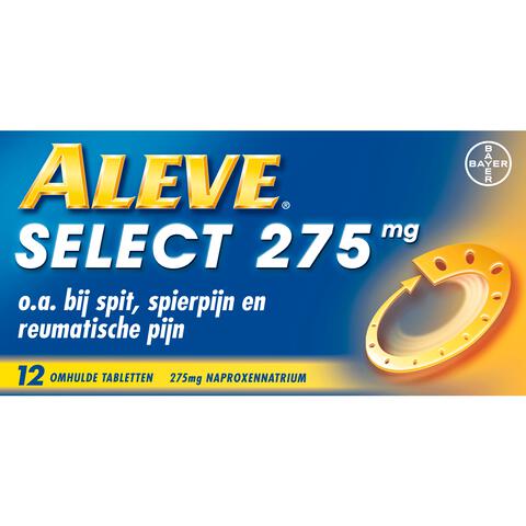 Aleve Select bij o.a. Rugpijn Spierpijn en Gewrichtspijn 12 tabletten