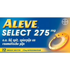 Aleve Select bij o.a. rugpijn spierpijn en gewrichtspijn 12 tabletten