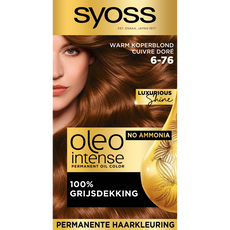 Syoss Oleo Intense Permanente Haarkleuring 6-76 Warm Koperblond/Cuivre Doré