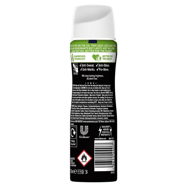Rexona Women Compressed Invisible Diamond Deodorant Spray 75 ML