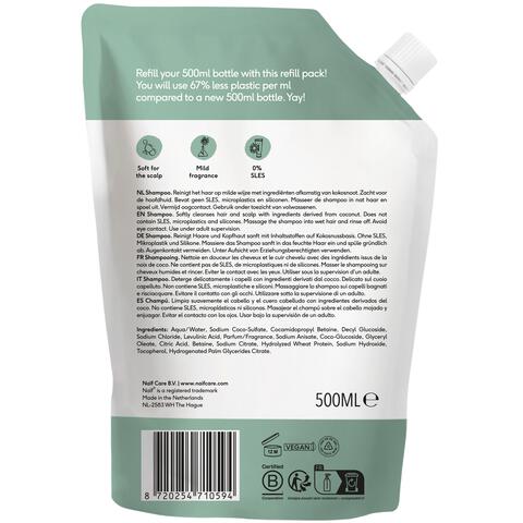 Naïf Baby & Kids Voedende Shampoo Navulverpakking 500 ML