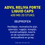 Advil Reliva Forte Liquid-Caps 400 mg Ibuprofen voor pijn en koorts