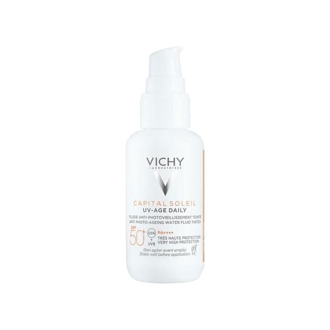 Vichy Capital Soleil UV-Age Zonnefluide Getint SPF 50+ 40 ML