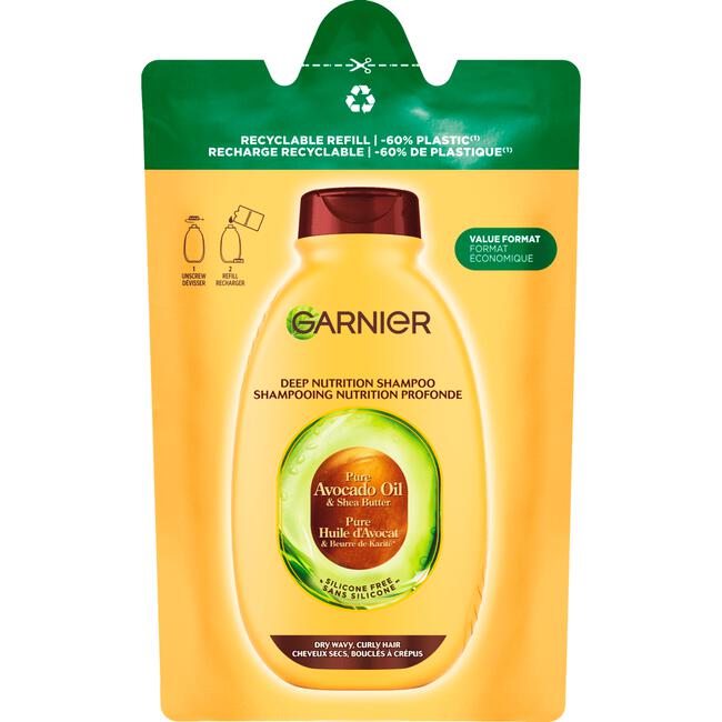 Garnier Refill Avocado Olie & Shea Boter Shampoo Navulling 250 ML