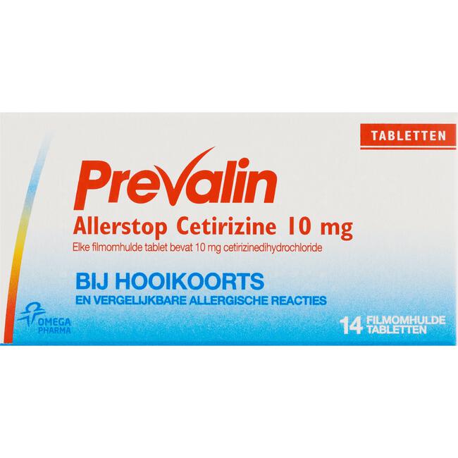 Prevalin Allerstop Hooikoorts Tabletten 10 mg