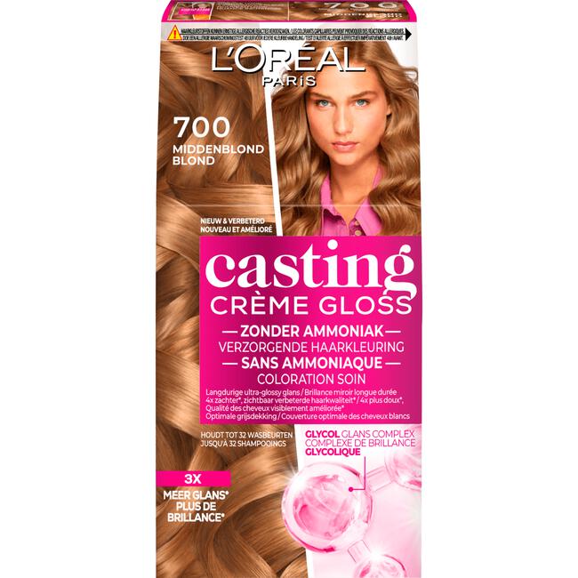 L'Oréal Paris Casting Crème Gloss Haarverf 700 Mocha Mania Middenblond