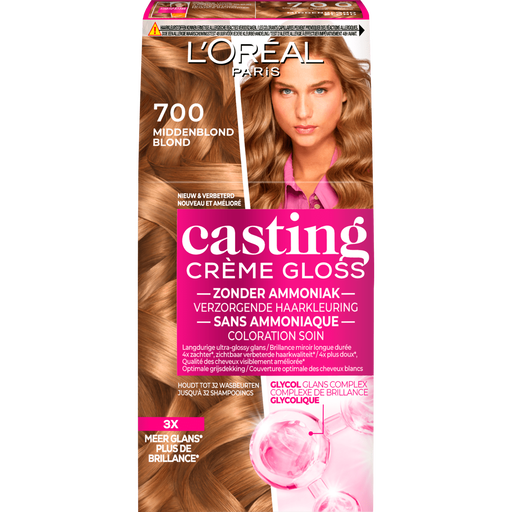 L'Oréal Paris Casting Crème Gloss Haarverf 700 Mocha Mania Middenblond