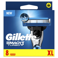 Gillette Mach3 Turbo Scheermesjes 8 stuks